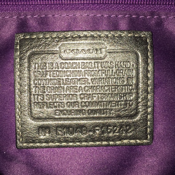 Dark Grey Coach Bag - Picture 3 of 6